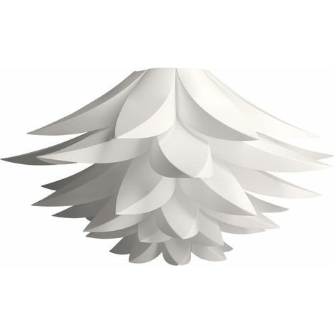 Puzzle-Lampe im Lotus-Design, Lampenschirm zum Selbstzusammenbau, dekorative Leuchte für Wohn- oder Schlafzimmer, weiße Pendel- oder Stehlampe (1/5)