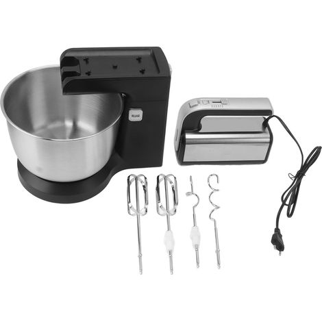 Batteur électrique sur socle 500W, capacité 3L, bol en acier inoxydable, mélangeur à pâte et farce pour cuisine, prise UE 220V (1/5)