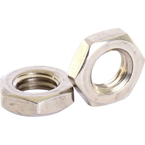 Écrou hexagonal RS PRO, M20, Acier Inoxydable A2 304 ( Prix pour Sachet de 25 )