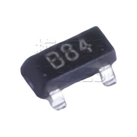 Composant électronique MOSFET à canal P 50V/130mA, montage en surface Changdian/Changjing BSS84, botier SOT-23, 5 unités.