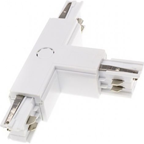Connettore a T Binario Trifase LED Bianco A18-TRI-WH-T (1/3)