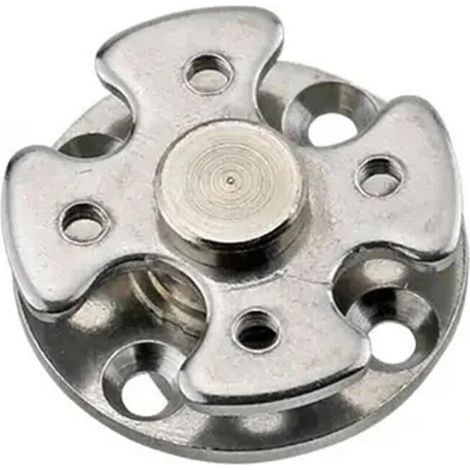 Charnière circulaire à amortissement librement réglable à 360 degrés avec charnière de couple circulaire et trou de fil de 6 mm pour un fonctionnement à faible couple.