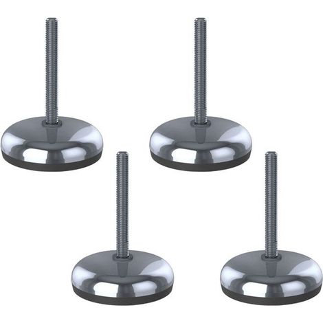 Leveling Feet - NGI - M12x100 - Stainless Steel - Anti-vibration - 400 kg - Set of 4