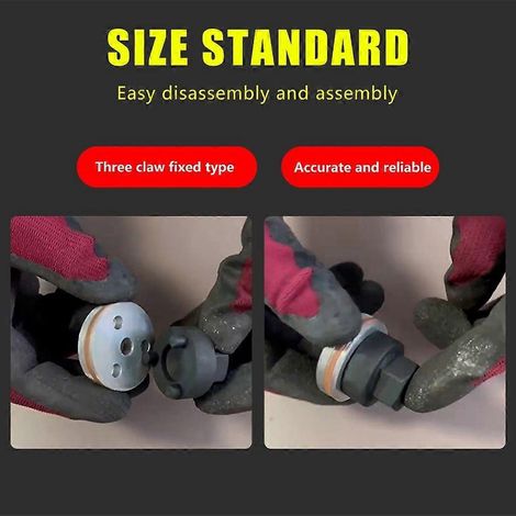 Outil de direction à crémaillère avec poignée ergonomique pour une utilisation confortable et un ajustement précis des composants (1/4)