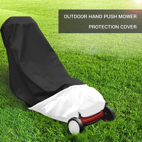 Housse de Protection Imperméable et Rétractable pour Tondeuse Manuelle - 600D Polyester - 191x50x100 cm (1/5)