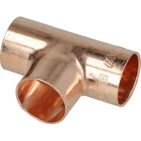 Raccord à braser cuivre té 18 x 18 x 18 mm
