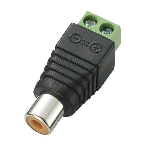 Cinch/RCA femelle, droit TRU COMPONENTS LT-RAC-J 739817 Nombre de pôles: 2 noir 1 pc(s) (1/2)