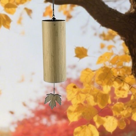 Carillon éolien en corde de bambou, fabriqué en bambou naturel, aux effets sonores thérapeutiques, parfait pour la décoration des balcons et des cours, incarnant la tranquillité zen chinoise. (1/5)