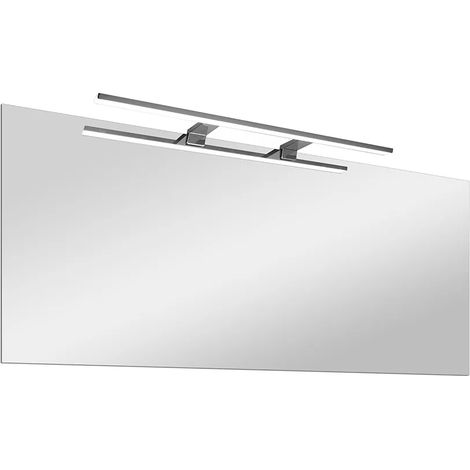 Specchio bagno 100x60 cm reversibile con luce LED naturale (1/5)