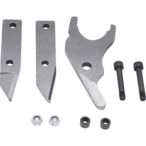 Kit de pièces de rechange : lame supérieure et inférieure · disque d'entretoise · vis 9036-05/9