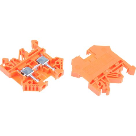 Bloc de jonction RS PRO, 0.2 4mm², Orange