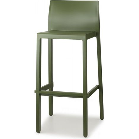 SET 4 SGABELLI KATE H.65 - SCAB Colore: Verde oliva (1/4)