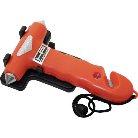 HP Autozubehör 10659 Martello di emergenza Incl. Supporto, Taglia cinture, Rottura vetri (L x L x A) 23.5 x 14 x 3.5 cm (1/2)