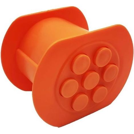 Machine à saucisses manuelle avec 7 trous (orange) (1/2)