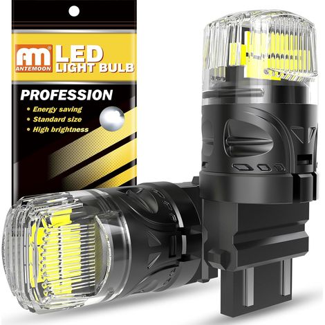 3157 P27/7W T25 Ampoules LED 12V 6000K Blanc 3057 3156 4057 Voiture Feu Recul Freinage DRL Feux Jours Feu Arrière Clignotants (1/5)