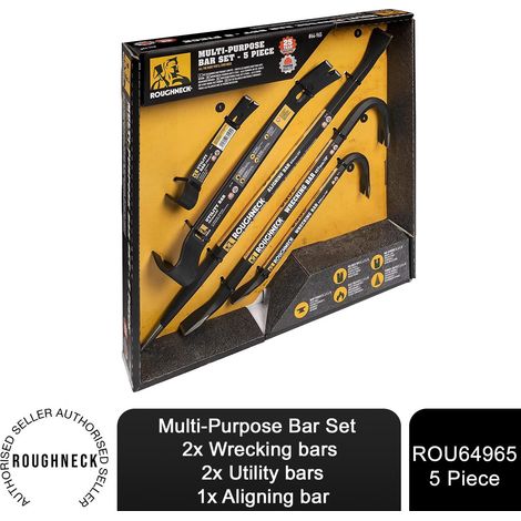 Roughneck Multi-Purpose Bar Set, 5 Piece (1/5)