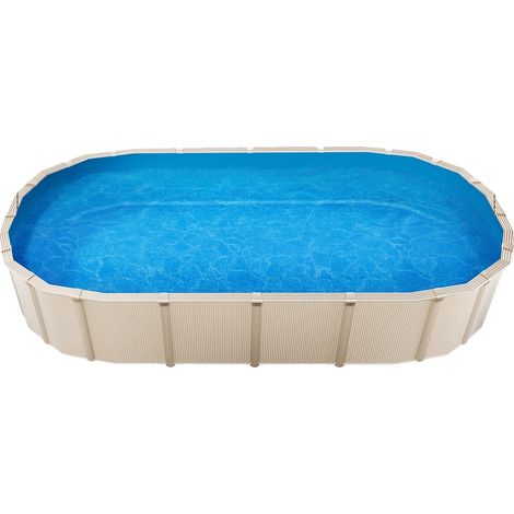 Revêtement de piscine, vinyle durable, conçu pour les piscines ovales de 15x30 pieds, 500x300 cm UniBead (1/2)