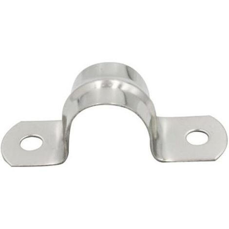 Pair Lntyq Collier de serrage rigide de 0,2 pouce x 160 pièces Attache de tension en acier inoxydable Clips en treillis métallique rigide pour la fixation de tuyaux (1/4)