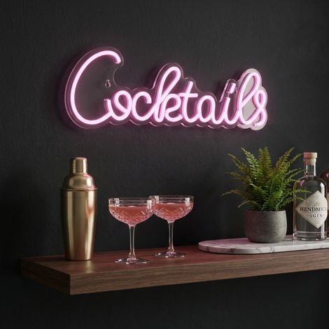Cocktails LED Neon Sign Decoration (1/2)