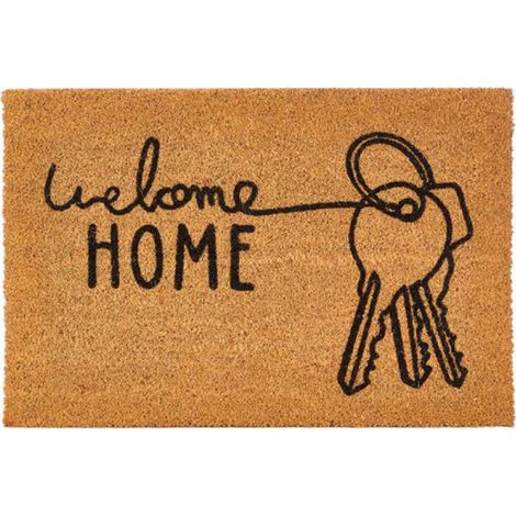 Tappeto zerbino in cocco 60x40cm Wellcome 68611 Ar (1/2)