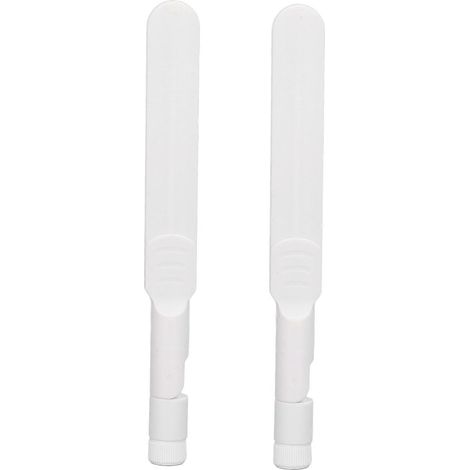 Stück omnidirektionale Antennen 2,4 GHz/5,8 GHz 2-Frequenz-WLAN-Router SMA-Stecker faltbar Klebestift weiß