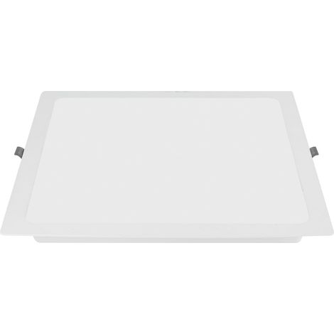 Spot LED encastrable plat 24 W 2400 lm – Plafonnier carré 4000 K blanc neutre IP40 – Panneau LED encastrable AC 220-240 V – 31,5 x 30 cm (1/2)