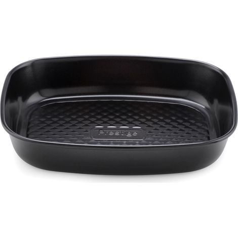 Prestige 57905 Inspire - Pirofila in acciaio piccolo, 21,5 x 26 x 4,5 cm, colore: Nero (1/4)