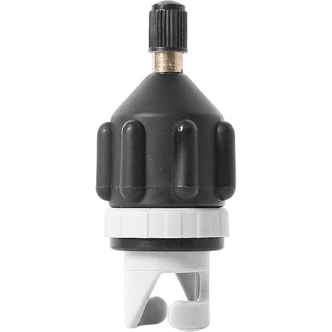 1X Adaptateur de valve à air, cuivre et caoutchouc, connexion spirale, pour paddle gonflable kayak canoë (1/5)