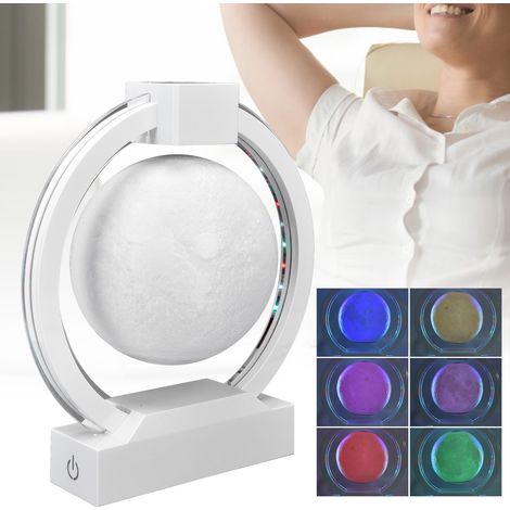Lampe de table lune à lévitation magnétique 100-240 V, veilleuse lune imprimée en 3D, cadeau créatif pour la fête de Qixi ou un anniversaire (norme australienne). (1/5)