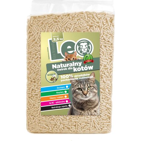 Arena para gatos Leo - Natural (1/4)