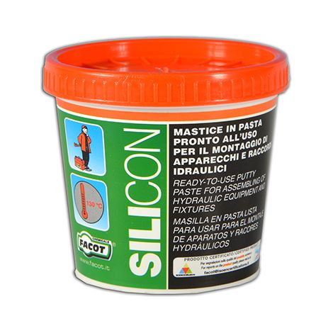 MASTICE SIGILLANTE SILICON- 460 g- FACOT- pezzi 1