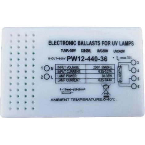 Ballasts électroniques 30-36W pour lampes UV G23 G10q G5 (1/5)