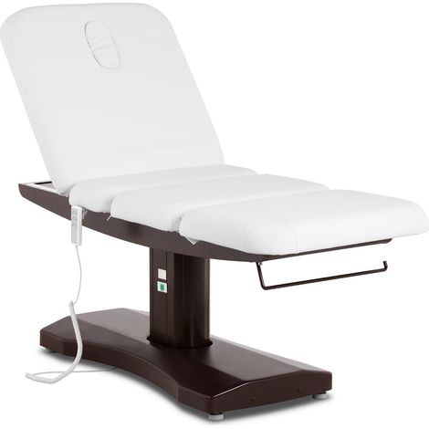 Sillón eléctrico de estética carga máxima 200 kg color blanco 140007780