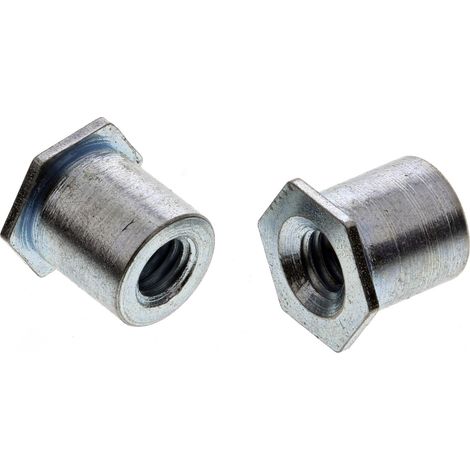 Entretoise auto-sertissable RS PRO Acier Passivé, zinc, M3 ( Prix pour Sachet de 50 )