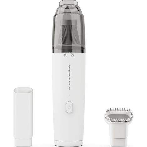Aspirateur à Main Portable, Mini Aspirateur Voiture Puissant sans Fil, 400000 RPM Moteur sans Balai avec pour la Voiture, Maison et Familles avec Animaux Domestiques, Poils d'animaux (1/5)
