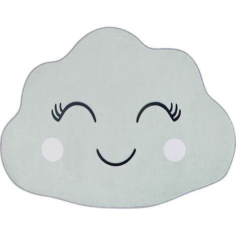 Kinderteppich CUMULUS Mintgrün 90 x 120 cm