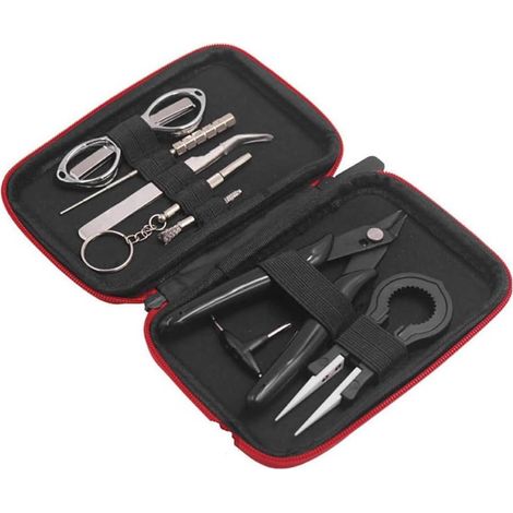 DIY tool kit with cutting brush, screwdriver, and multi-functional ceramic tweezers (1/4)