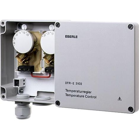 Régulateur (électr. mécanique) pour chauffage de gouttière type DTR-E 3102 -20 ... 35°C (1/2)