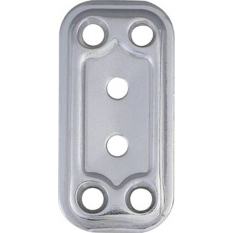 5 x PIASTRA 748/IN LASTRINA DIRITTA INOX 30X60 MM