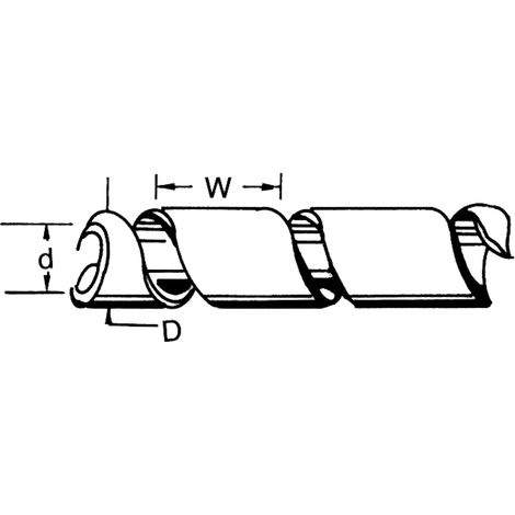 Cavo tub 100 mm 100 m svart