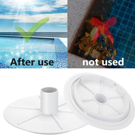 Couvercle d'écumoire pour adaptateurs S15 et S20, couvercle d'aspirateur, couvercle Pentair, 8"