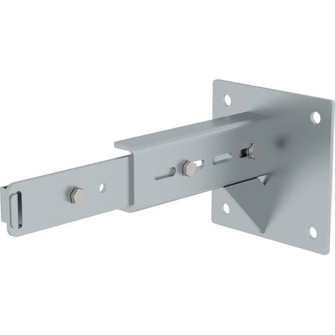 MUNK Wandhalter Vollwärmeschutz Stahl verzinkt Wandabstand Verstellbereich 375-500mm