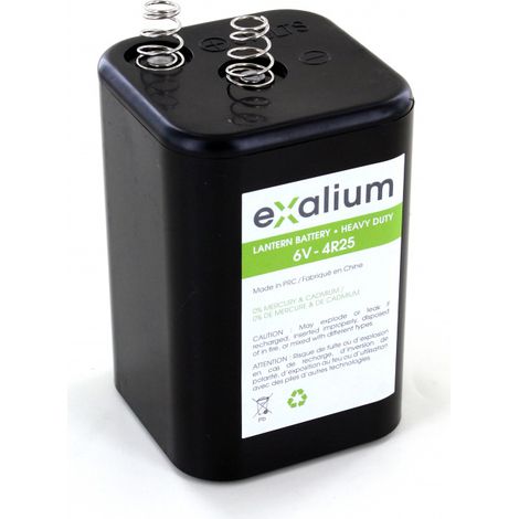 Pile Saline 6V 7Ah Ressorts (4R25)