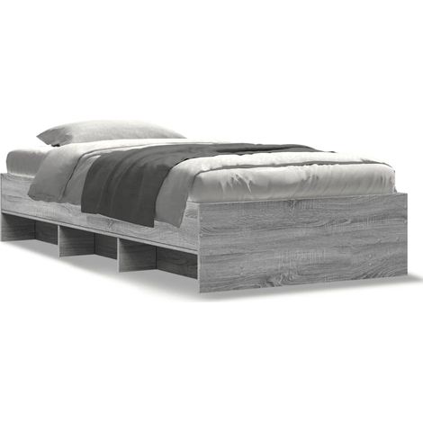 Maison Exclusive - Estructura de cama madera de ingeniería gris S