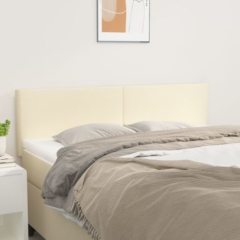 Kopfteile Creme 144x5x78/88 cm Kunstleder