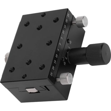 X-Achsen-Lineartisch Schwalbenschwanznut Manuelle Feineinstellung Plattform Schiebetisch HBA60 (1/5)