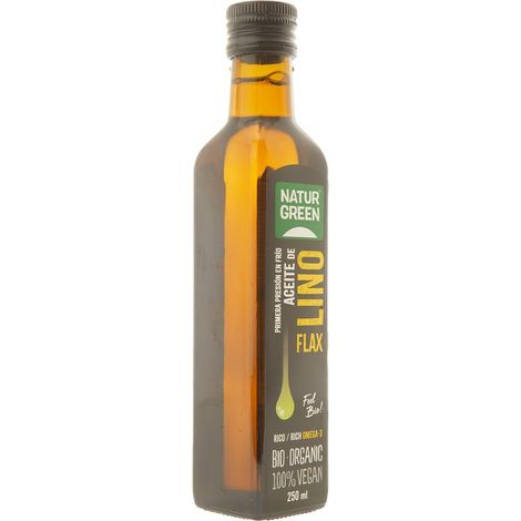ACEITE DE LINO 1ª presion frio 250ml. BIO (1/2)