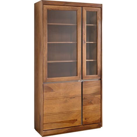 Vitrine 102x40 Palissandre laqué Noble unique SYDNEY 101 (1/3)