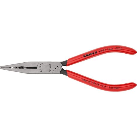 KNIPEX 13 01 160 SB Pinza combinata per elettricisti e cablatori rivestiti in resina sintetica atramentata nera 160 mm