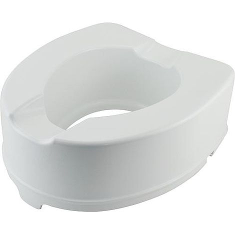 Rehausse WC Elga sans abattant, en PP, blanc hauteur 140mm (1/2)